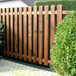 Portillon en Bois Rustique pour un Accueil Chaleureux Epinal